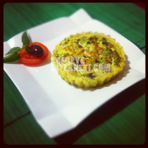 کیش سبزیجات ؛ کیش خوشمزه ؛"Veggie Quiche